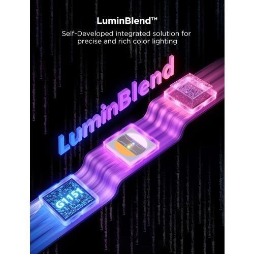 Govee RGBWWIC Strip Light 2 Pro with Matter, 16.4ft Smart LED Strip Lights Work with Alexa and Google Assistant, DIY Color Changing Light Strip, LED Lights for Bedroom, Cabinet, Party, Home Decor