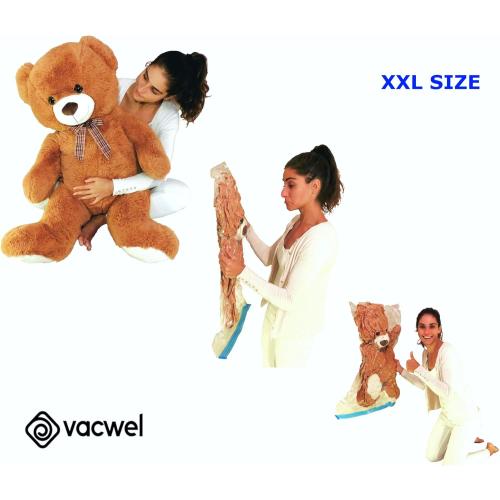 3-Pack XXL,Vacuum Storage Bags,Space Saver Bags for Clothes Storage – XL Comforters,Mattress Topper,3x XXL Bags (47x35in),Bonus 1x Large Bag (32x21in)