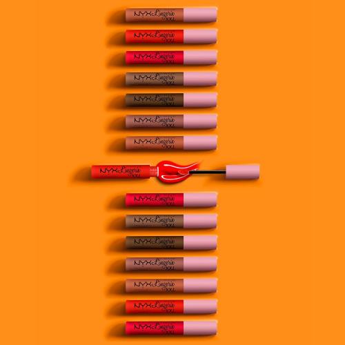 NYX PROFESSIONAL MAKEUP Lip Lingerie XXL Matte Liquid Lipstick - Goin Desnuda (Chocolate Brown)