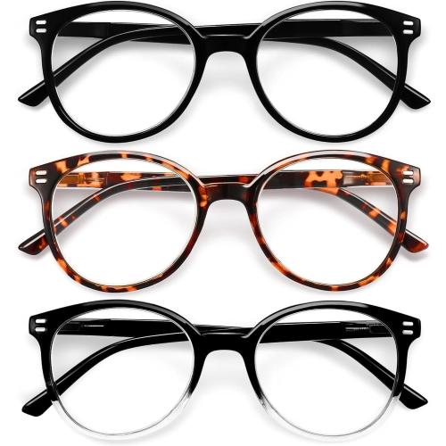 GIBLOGO Reading Glasses for Women/Men Eye Glasses Blue Light Reading Glasses Cheaters Eyeglasses