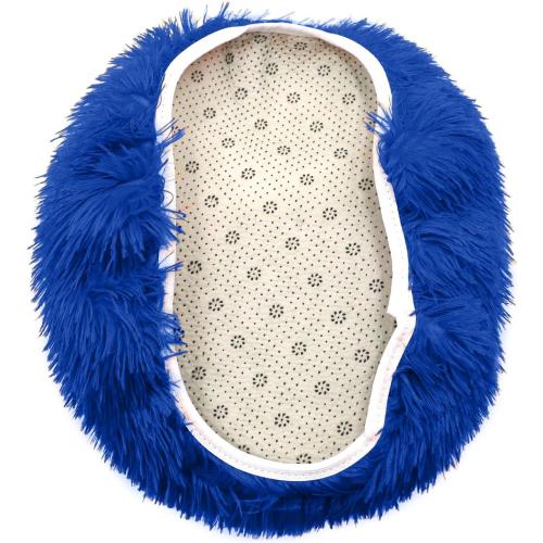 3 Pieces Shaggy Bath Mat Set, Soft Absorbent Plush Microfiber Bathroom Rugs, Non Slip Bath Rugs Royal Blue 3 PCS