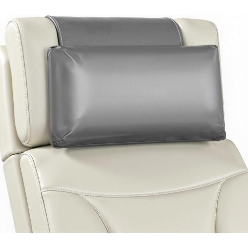 Leather Recliner Pillow, Adjustable Neck & Head Support Pillow, Pu Leather Non-Slip Headrest for Recliner Chair, Couch, Office Chair, Sofa