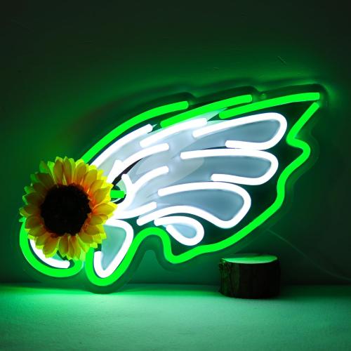 JFLLamp Eagles Neon Signs for Wall Decor Eagles Neon Lights for Bedroom Led Signs Suitable for Dormitory Man Cave Christmas Gift