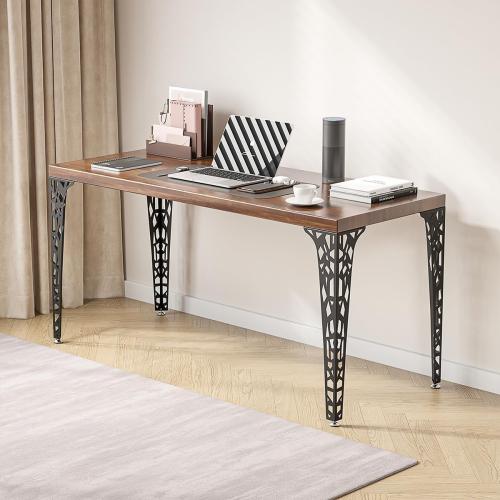 Metal HairpinTable Legs Set of 4–Industrial Dining Furniture Legs, Heavy-Duty V-Shaped Brackets for DIY Coffee Table, Bar Table,Desk,Workbench (Black, 28)