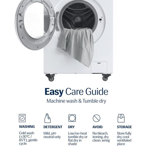 REST® Evercool®  Cooling Pillowcases King - 2 Pillowcases for Sensitive Skin, Silver Infused Fabric for Hygienic Sleep, Silky Smooth for Curly Hair, High Elastic for Snug Fit (19x35 inches)