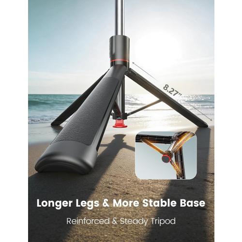 Selfie Stick Tripod with Light, 67'' Tripod with Wireless Remote, Portable Phone Tripod Compatible with iPhone 16/15 Pro Max/15/14 Pro/14/13, Samsung S22/ S23 Ultra/Android Smartphone
