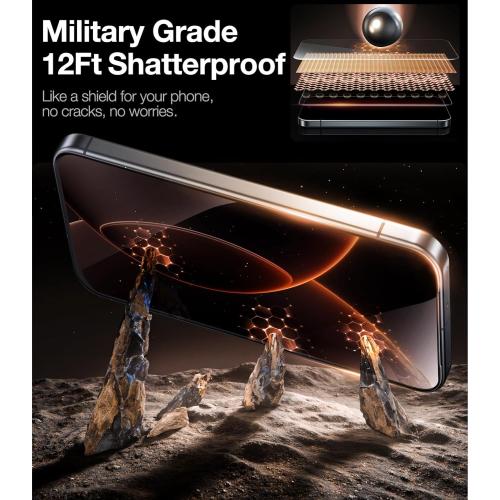 TORRAS for Google Pixel 10 Pro/Pixel 10 / Pixel 9 Pro / 9 Screen Protector [Military-Grade] [9H  Tempered Glass] Screen Protector Pixel 10 Pro/Pixel 10 / Pixel 9 Pro/ 9 6.3 2-Pack