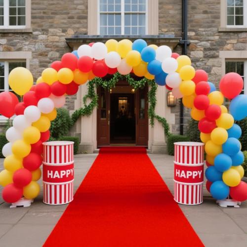 Thick 3x15Ft Red Carpet Runner for Party, Non-Slip TPR Backing Aisle Runway Rug Felt for Indoor&Outdoor,Occasions,Graduation,Birthdays & Special Events Decorations,Long Term use