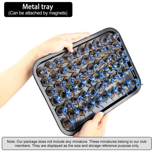 Jucoci Miniatures Storage Case Miniatures Transport Case (Large Size with Light)