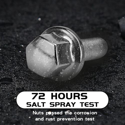 20pcs Wheel Lug Bolts M12x1.25 for 2014-2022 Jeep Cherokee, Upgrade 19mm Hex Length 28mm, Replace# 611-005 Compatible with Dodge Dart, Compass, Renegade, Chrysler