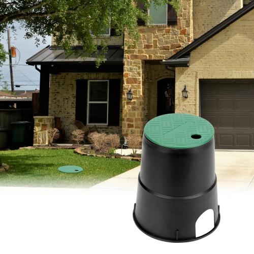 6Pcs Electrical Splice Box, 6''Underground Electrical Junction Box | 6'' Diameter Sprinkler Valve Boxes for Garden Farm, Inground Electrical Box for Outdoor Electrical Wiring Splices