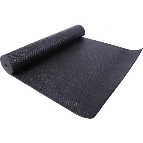 Fitvids All Purpose 1/4-Inch High Density Anti-Tear Exercise Yoga Mat with Carrying Strap, Multiple Colors