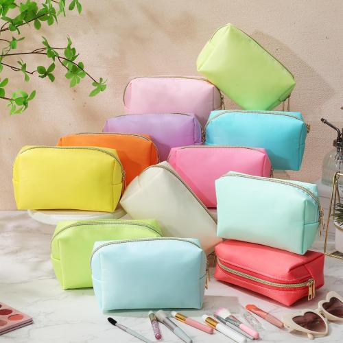 Kigeli 12 Pcs Nylon Makeup Bag Bulk Cosmetic Pouches Preppy Cosmetic Bag for Women Waterproof Travel Zi,pper Organizer Little Outdoor Accessory Makeup Toiletry Pouches Set(Macaron)