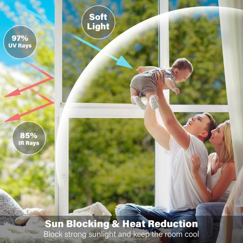 29.5 x 78.7 inch Kromapolis One Way Window Privacy Film Reflective Mirror Home Window Tint, Daytime Privacy Heat Control Anti UV Glass Tinting Static Cling (Silver, 29.5 x 78.7 inch)