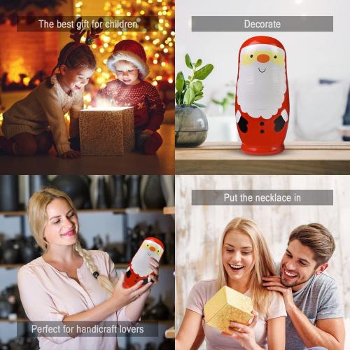 Tphon Cute Nesting Dolls Matryoshka Doll Russian Handmade Wooden Dolls Cartoon Pattern Nesting Doll Toy Stacking Doll Set for Kids Birthday