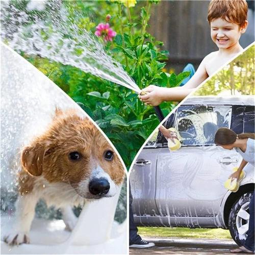 Water Pipe Hose Household High Pressure Car Wash Water Explosion-Proof Teles Hose Watering (15m After Water)