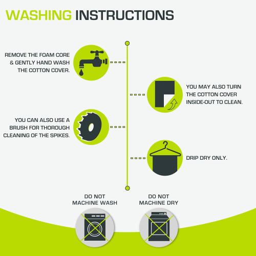 DoSensePro Acupressure Mat and Pillow Set for Back/Neck Pain Relief and Muscle Relaxation