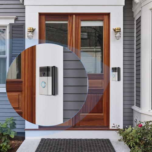 RIOVO Adjustable 30 to 55 Degree Doorbell Angle Mount Compatible with Ring/Blink Video Doorbell/Battery Doorbell, Replacement Angle Adjustment Adapter Mounting Bracket Wedge Kit