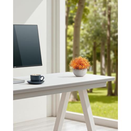 Velener Artificial Boxwood Fake Plant, Mini Sage Green Potted Boxwood Topiary Artificial Plants for Home Decor Indoor, Farmhouse House Plant Office Small Desk Shelf Apartment Coffee Bar(Orange)