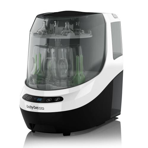 ‼️has stains and may be broken pieces‼️Baby Brezza Baby Bottle Washer Pro - Clinically Proven Better Cleaning - Washer, Sterilizer   Dryer In One Appliance for Essentials like Bottles   Pump Parts – Machine Replaces Brushes   Racks