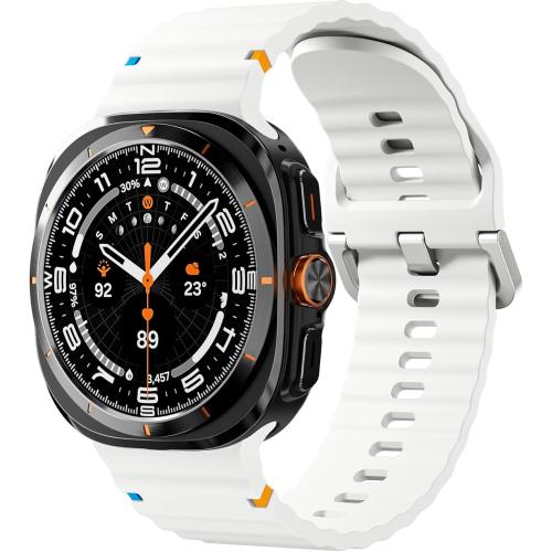 Sport Silicone Band for Samsung Galaxy Watch Ultra Bands 47mm for Men Women, Soft Breathable Waterproof Rubber Replacement Strap for Samsung Galaxy Ultra 2(2025)/Ultra(2024) Watch Band 47mm