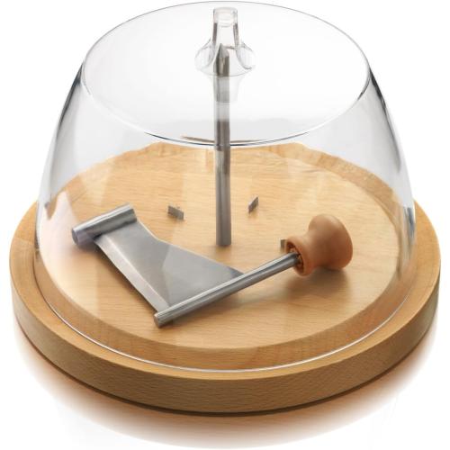Boska Cheese Curler Amigo Stainless Steel - Best for Tête de Moine or Girolle - Multifunctional Rust-Proof Shredder - Manual Handheld Flaker - 10 Year Warranty