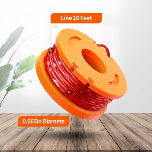 Eventronic 15 Pack WA0010 Replacement Trimmer Line Spool Compatible with Worx, 120ft .065 inch, Compatible with Worx String Trimmers (12 Line spools 3 Cap)