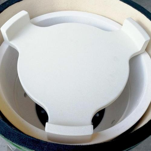 20 Ceramic Pizza Stone, Heat Deflector Conveggtor Smoking Stone Plate for Pit Boss，Louisiana K24, Kamado Joe, Char-Griller AKORN E16620 Charcoal Grill