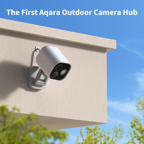 Aqara 4MP Camera Hub G5 Pro WiFi, True Color Night Vision Security Camera Outdoor, 2.4/5Ghz WiFi, HomeKit Secure Video, Thread Border Router, Local Detection, Thread/Zigbee, Supports Alexa,Google Home