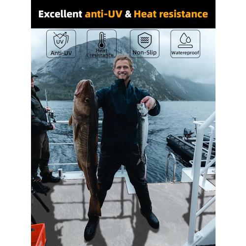 FOCEAN Boat Flooring EVA Foam Boat Decking Marine Flooring Brushed Texture Marine Mats for Jon Boats Bass Boat Kayak RV 94.5 x47.2/ 23.6/15.7