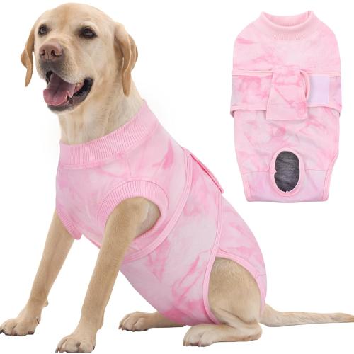 FUAMEY Surgery Suit for Dogs Female After Spayed, Soft Onesie for Surgery