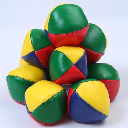 Set of  10 Pack Juggling Balls Beginners Juggling Balls Durable and Colorful with a Bag for Juggle Toy Game