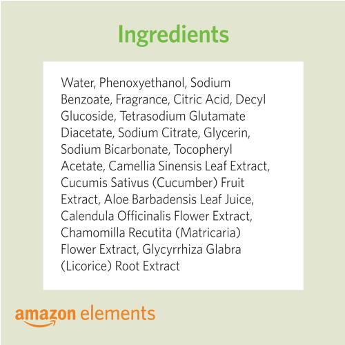 Amazon Elements Baby Wipes, Fresh Scent, Flip-Top Packs, Alcohol-Free, With Cucumber and Aloe, 810 Count, 9 Packs of 90