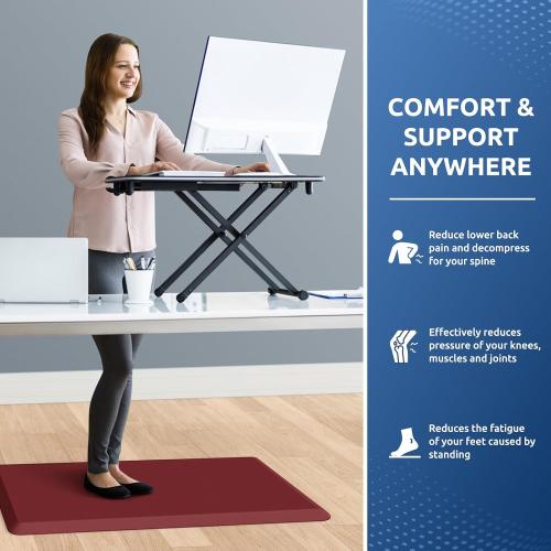 0.8 Thick Kitchen Mat Cushioned Anti Fatigue Rug Comfort Floor Mats | Water-Resistant, Non-Slip, Easy to Clean Comfort Floor Mat for Kitchen, Sink & Office, Multiple Colors & Sizes, 32 x 20