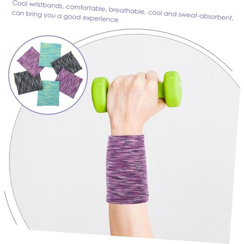 LIFKOME 3pairs Elastic Cooling Wrist Covers Breathable Ice Sports Braces for Men and Women Uv and Moisture-Wicking for Workouts and Daily Wear