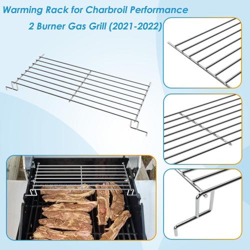 G325-0001-W1 Grill Warming Rack for Charbroil Performance 2 Burner Grill