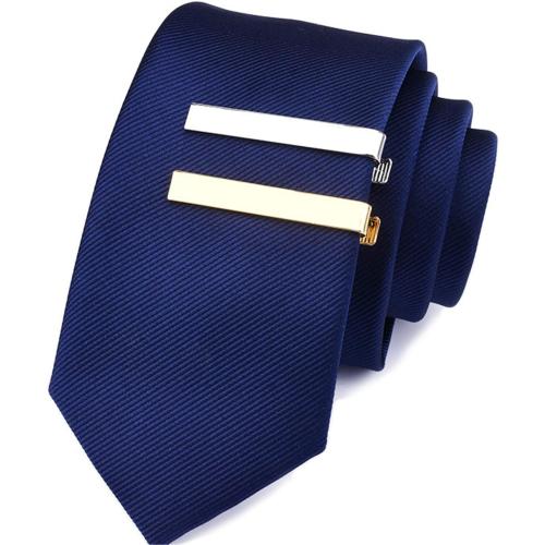 1/2/3Pcs Tie Clips for Men Black Tie Bar Clip Set for Regular Ties Necktie for Wedding Anniversary Business Best Gift Skiny Necktie Meeting Gold Black Long(2.28*0.24) Short (1.69*0.24)