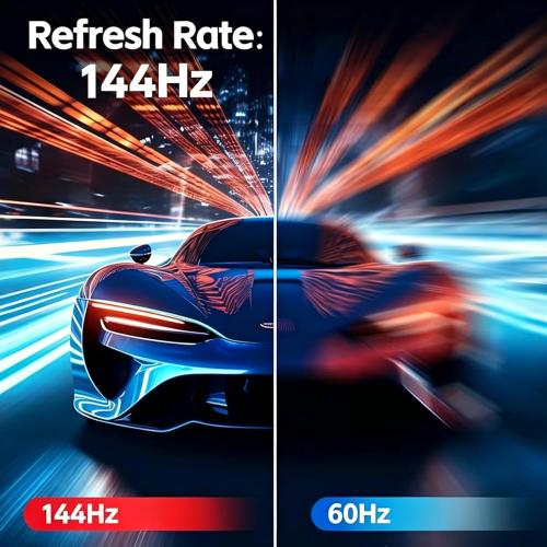 ArcticPro 22 inch 144Hz 100Hz Monitor, Full HD (1920 x 1080p) Computer Monitor, 105% sRGB, 3000:1 Contrast, 3-Sided Frameless, Ultra Slim, VESA, LowBlue Mode, Tilt Adjust, HDMI *1, VGA*1