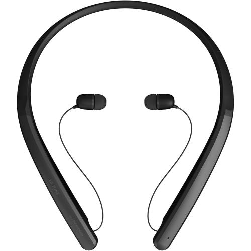 LG TONE Flex Wireless Bluetooth Stereo Neckband Earbuds HBS-XL7 - 32-Bit Hi-Fi DAC, Meridian Audio, Black