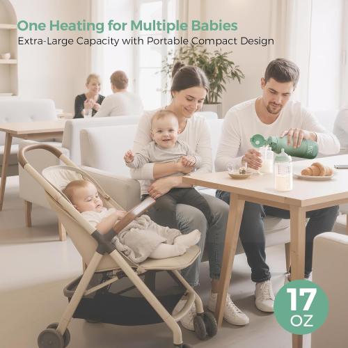 Momcozy Portable Bottle Warmer for Breast Milk, Baby Travel Essentials