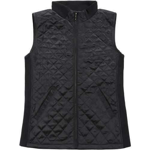 Size 3XL Navy Blue Bienzoe Women Quilted Casual Vest: Lightweight Packable Sleeveless Jacket