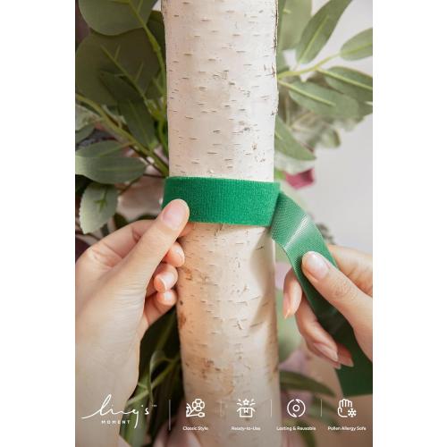 Ling's moment Artificial Wedding Arch Flowers Kit Pack of 4, 2pcs Hanging Silk Flowers Arrangement 2pcs Chiffon Drapes Ceremony Spring Fake Rose Arbor Backdrop White Sage Floral Party Outdoor Decor