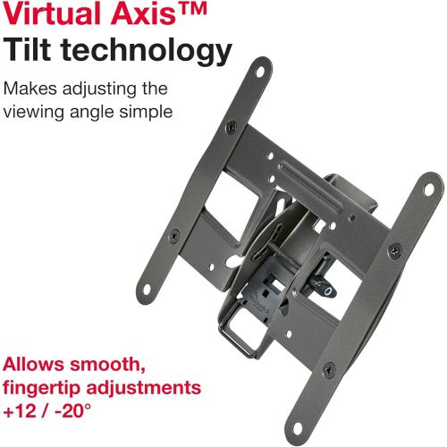 Rocketfish - Tilting TV Wall Mount for Most 19 to 39 TVs - Black