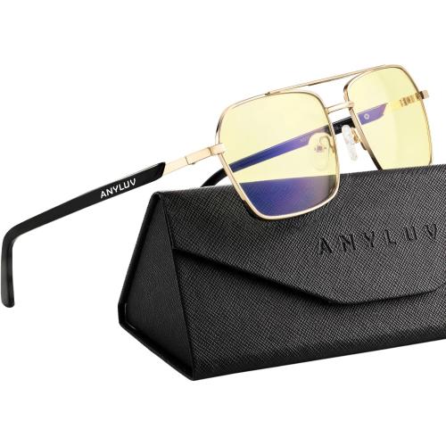 ANYLUV Blue Light Glasses Men/Women, Blue Light Blocking Glasses, Computer Screen Blocker Eyes Protection Glasses