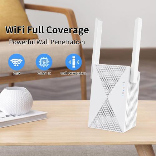 2026 Fastest WiFi Extender Signal Booster - Coverage Up to 9999 sq. ft, Easy Setup, Long Range WiFi Extender, Ethernet Port & Access Point, and Stable Internet Performance with 60  Devices