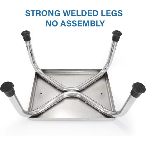 Vaunn Medical Foot Step Stool 350lbs Heavy-Duty Welded Steel Legs, Fully Welded Single Construction Frame, Anti-Skid Rubber Platform