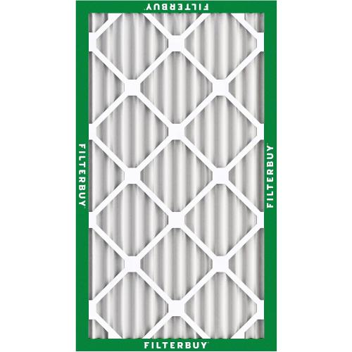 Filterbuy 14x30x2 Air Filter MERV 8 Essential Dust & Allergy Defense (4-Pack), Electrostatic Pleated HVAC AC Furnace Filters Replacement (Actual Size: 13.50 x 29.50 x 1.75)