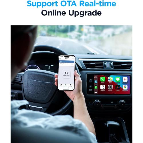 Wireless CarPlay Adapter for Apple iPhone (2025 Upgraded),Converts Wired to Carplay Wireless Adapter,Instant Connectivity,Compatible with Cars from 2017 & for iOS 10