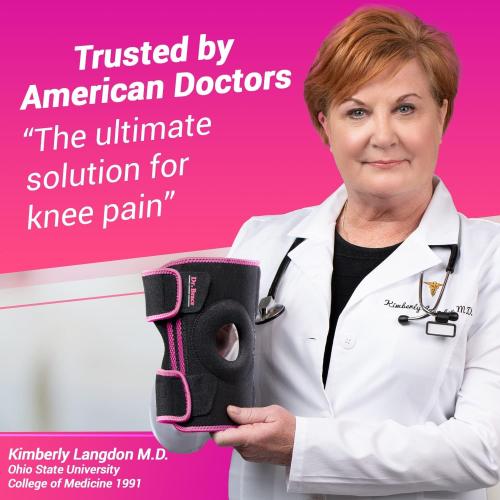 DR. BRACE ELITE Knee Brace with Side Stabilizers & Patella Gel Pads for Maximum Knee Pain Support and fast recovery for men and women-Please Check How To Size Video (Orion's, X-Large)