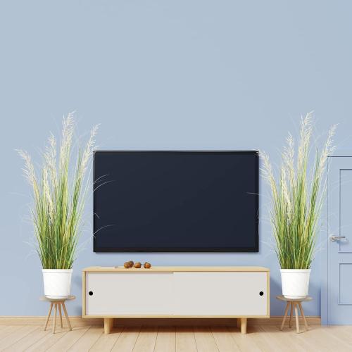 AfanD Artificial Plant, 47in Tall, 2pk Grass, Faux House Plant in Pot, Indoor Decorative Flowers & Plants, Housewarming Gift